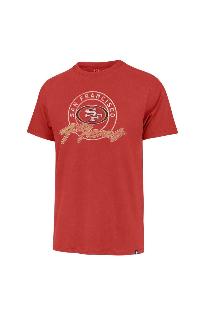 '47 Men's '47 Scarlet San Francisco 49ers Ringtone Franklin T-Shirt, Alternate, color, Scarlet