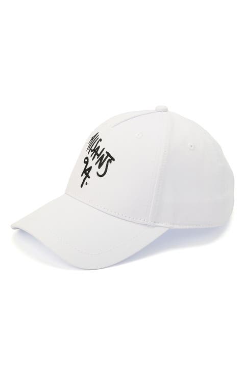 Spray Logo Embroidered Baseball Cap