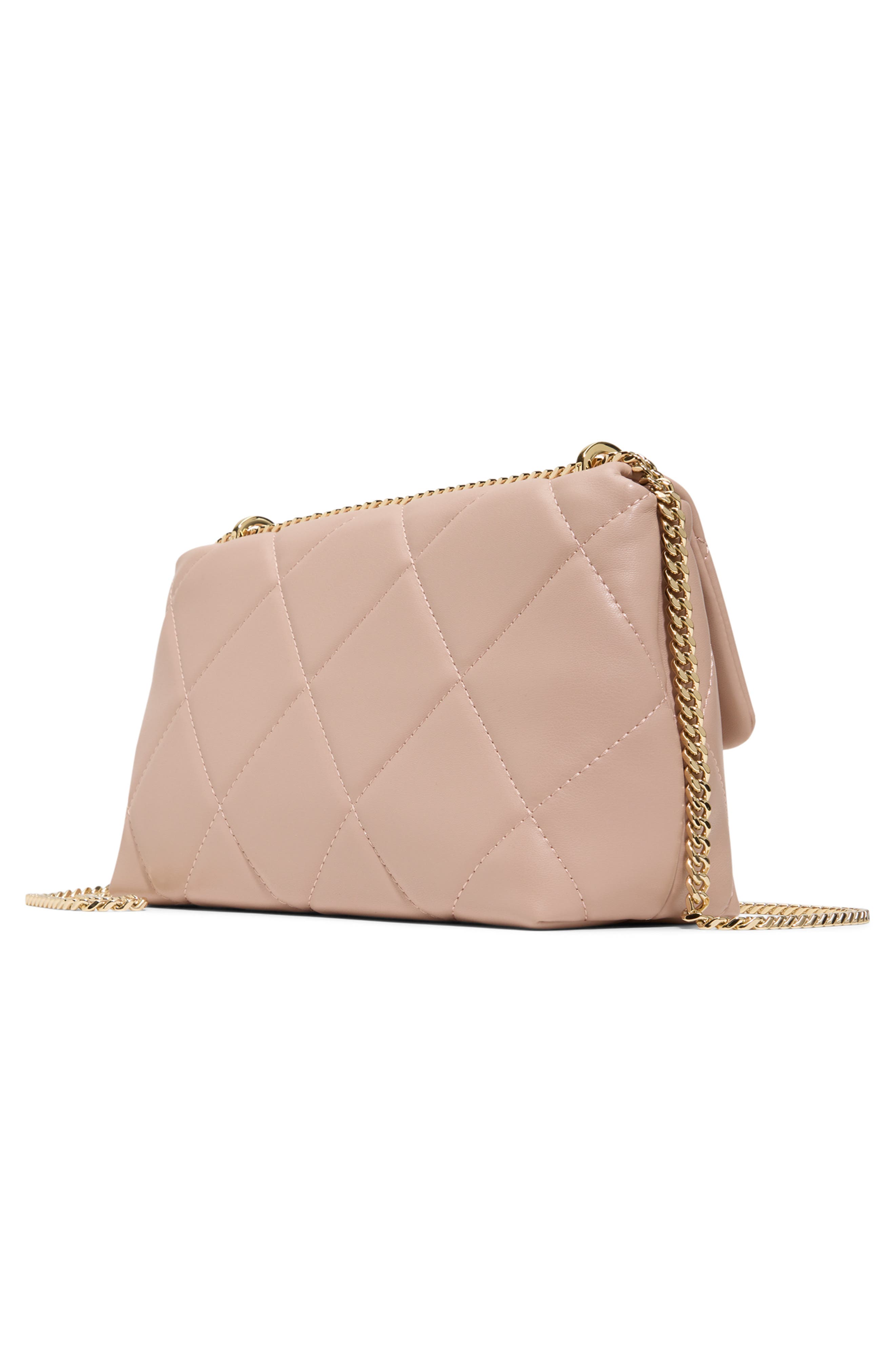 Ted Baker Lisa Marie Quilted Crossbody Bag, Alternate, color, Medium Pink