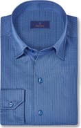 David Donahue Neat Print Sport Shirt