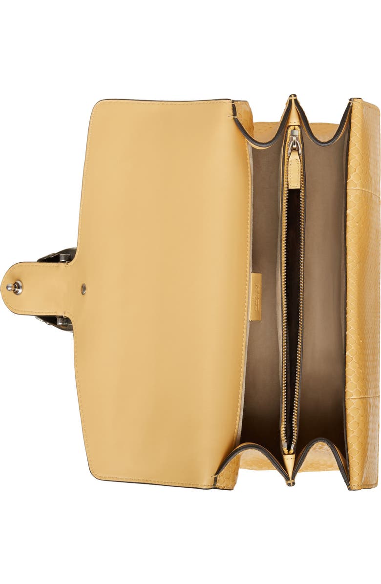 Gucci Small Dionysus Embellished GG Supreme & Genuine Python Shoulder Bag, Alternate, color,