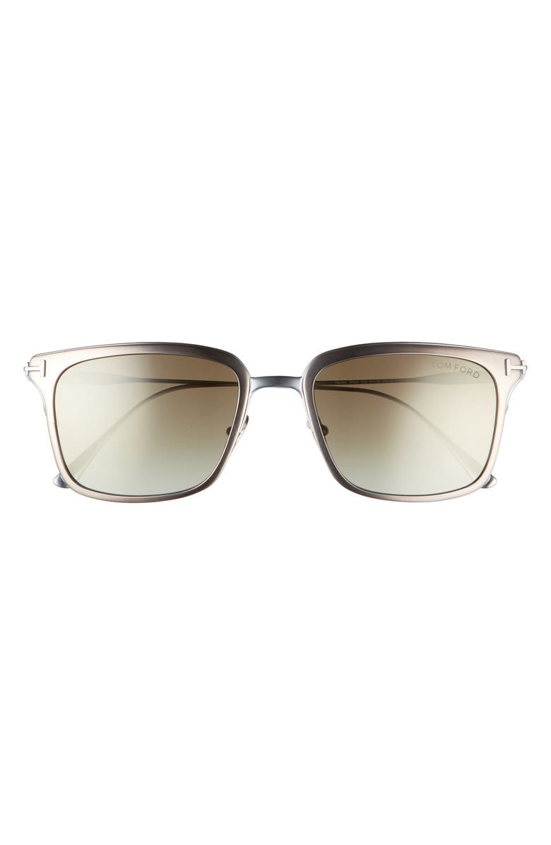 TOM FORD Hayden 54mm Square Sunglasses, Main, color, 