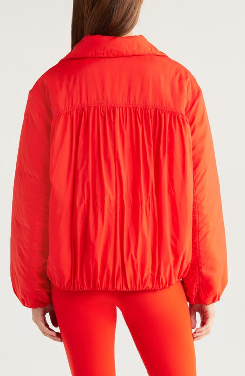 Zella Elevate Insulated Jacket In Red
