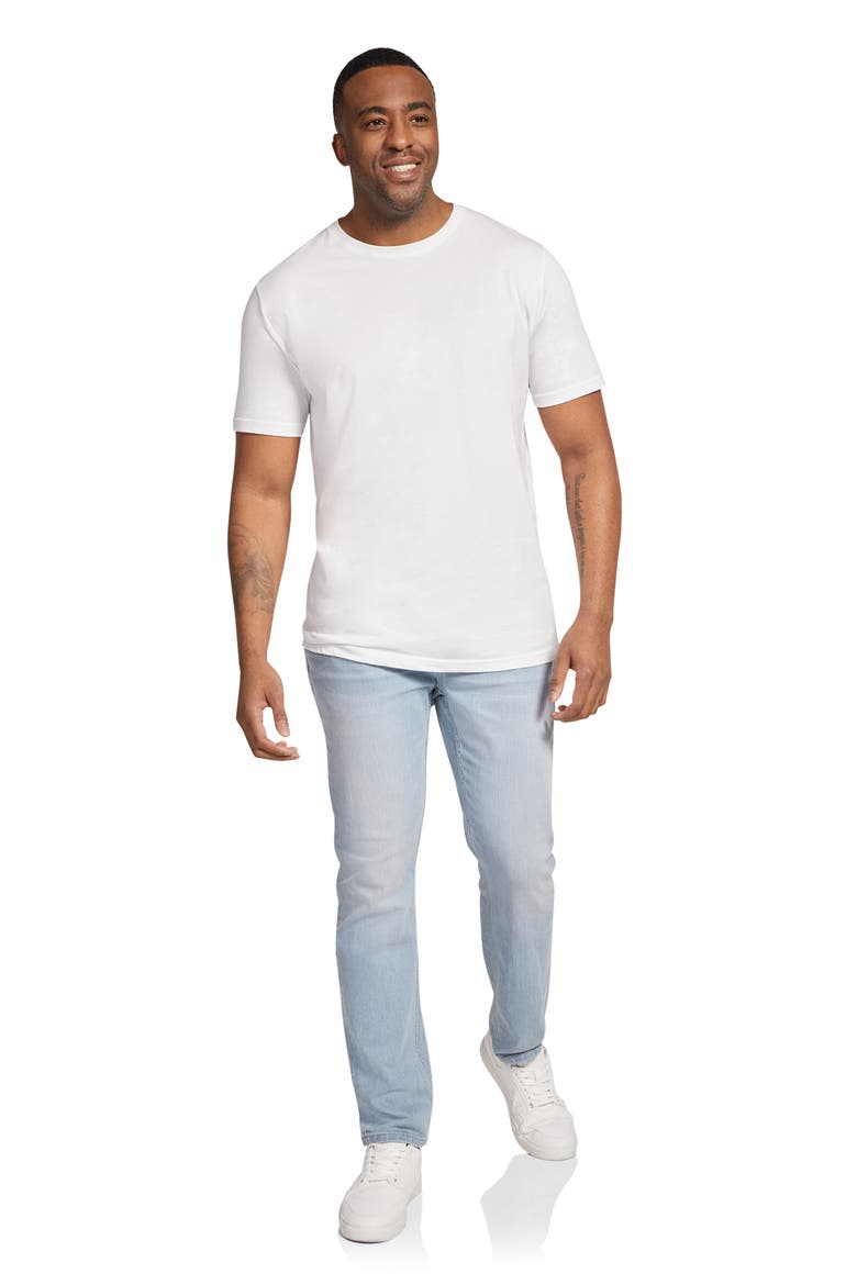 Ronnie Tapered Fit Stretch Jeans, Alternate, color, LIGHT WASH