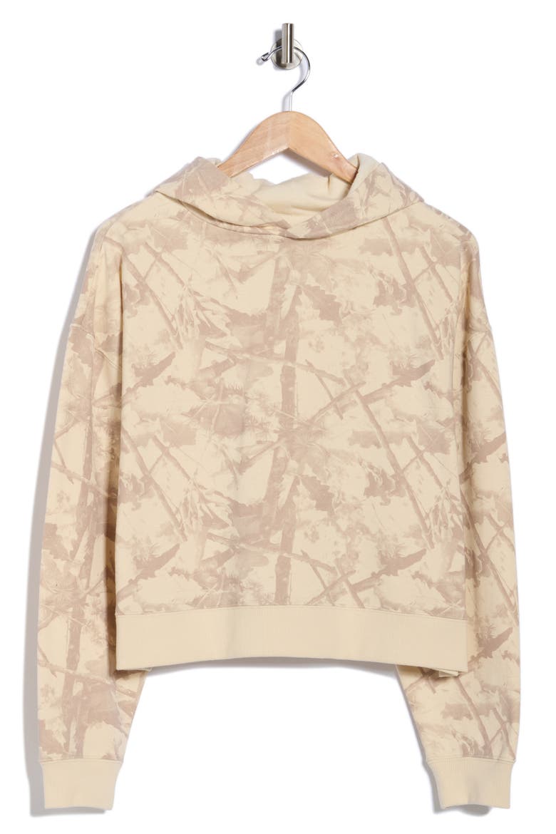 '92 Camo Print Cropped Hoodie, Alternate, color, CAMO