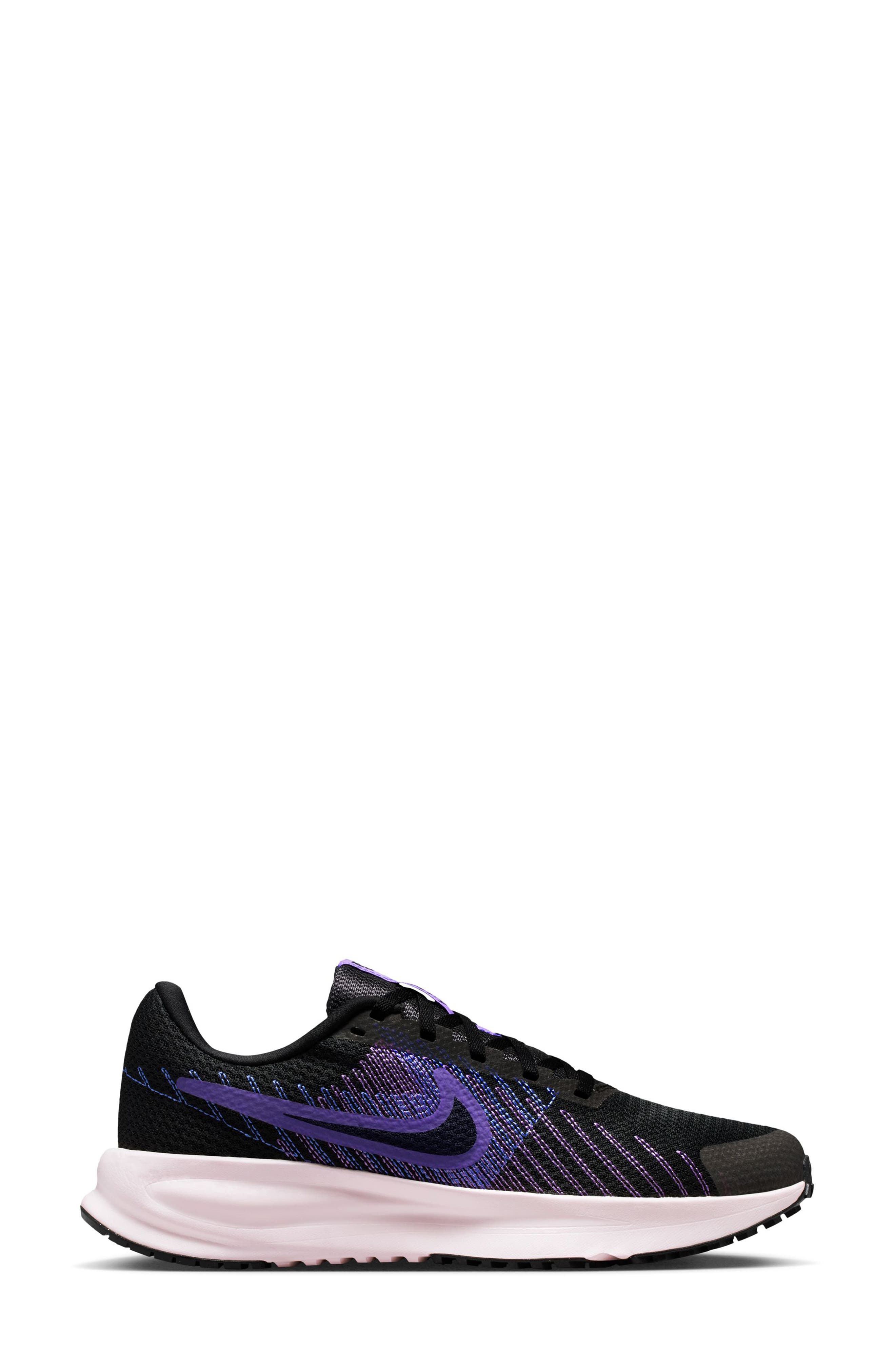 Nike Run Defy Running Shoe, Alternate, color, Black/ Black/ Violet/ Sapphire