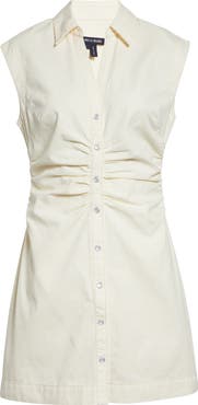 Veronica Beard Maura Sleeveless Mini Shirtdress