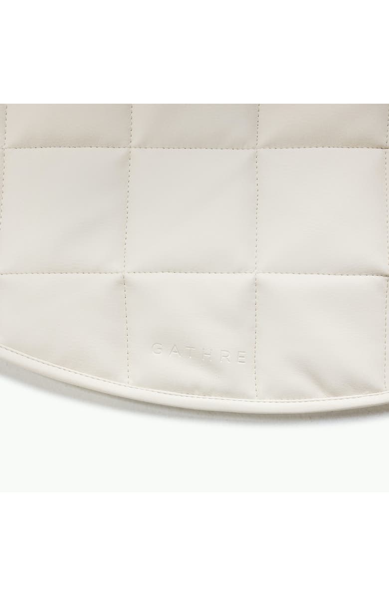 GATHRE Quilted Play Mat, Alternate, color, Ivory