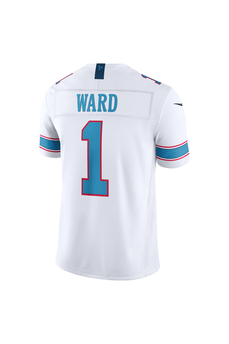 Men's Nike Cameron Ward White Tennessee Titans Vapor F.U.S.E. Stitched Limited Jersey, Alternate, color, White