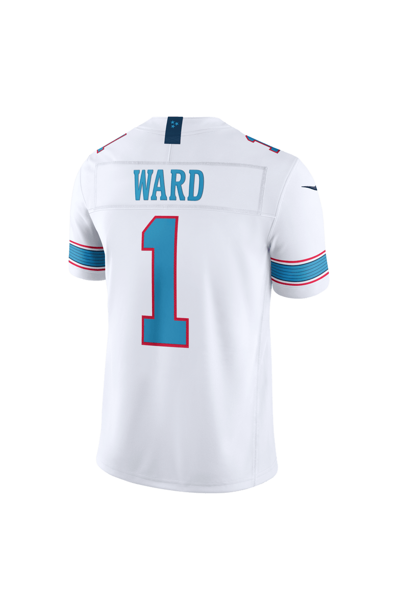 Nike Men's Nike Cameron Ward White Tennessee Titans Vapor F.U.S.E. Stitched Limited Jersey, Alternate, color, White