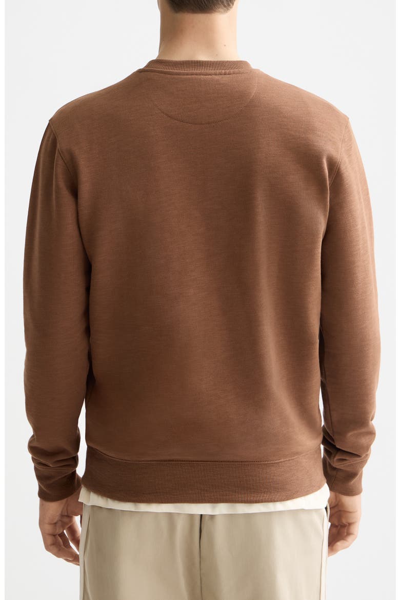 Logo Graphic Crewneck Sweatshirt, Alternate, color, SOFT SILT