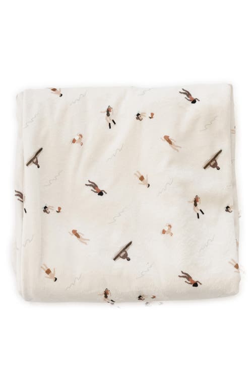 Saranoni Minky Hooded Towel In White