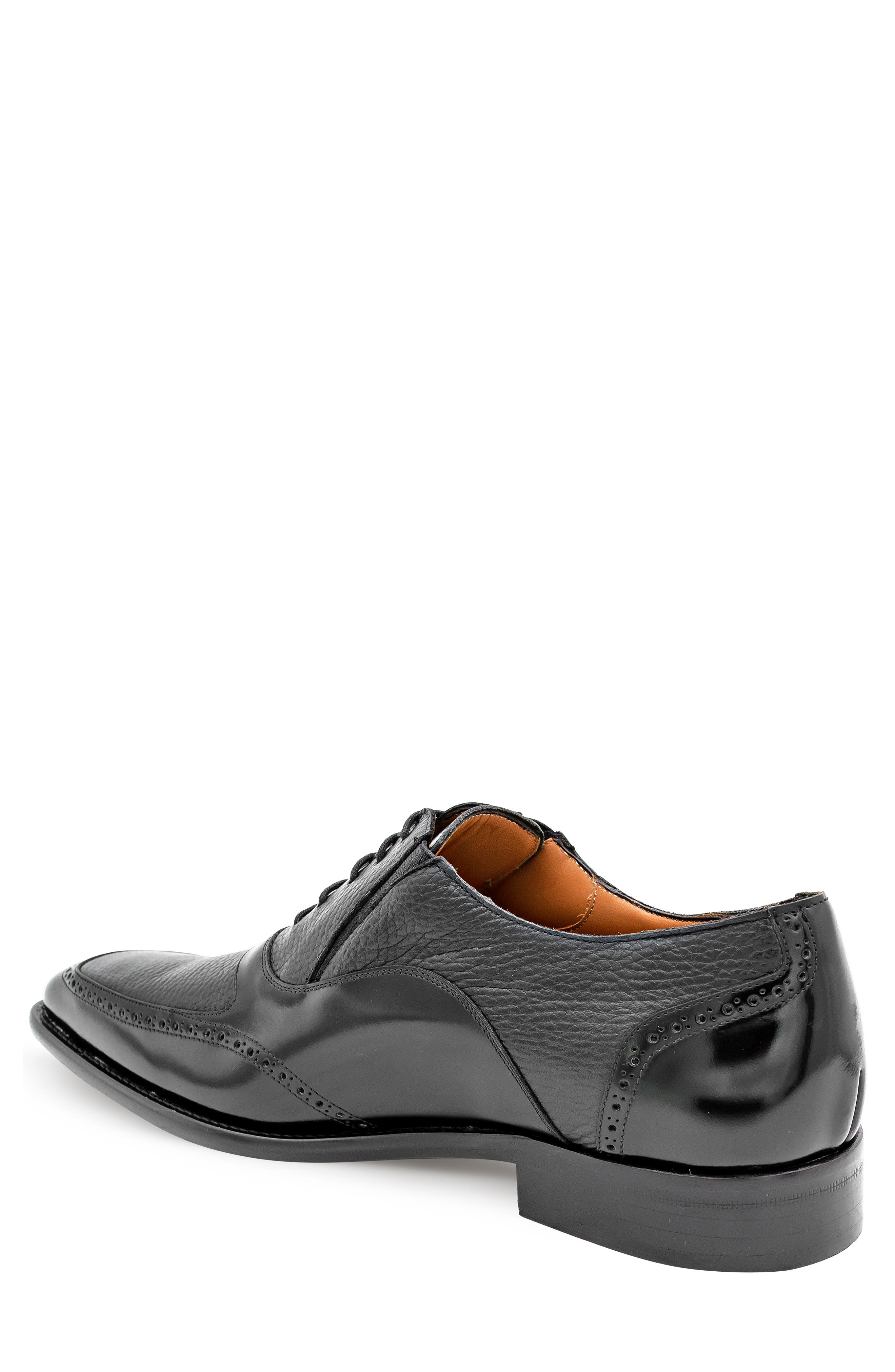 Mezlan Textured Oxford, Alternate, color, Black