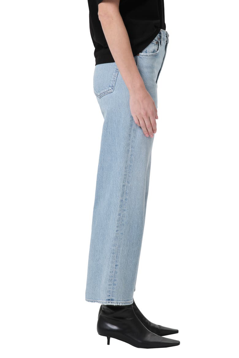 Ren High Waist Wide Leg Jeans, Alternate, color, GROOVE