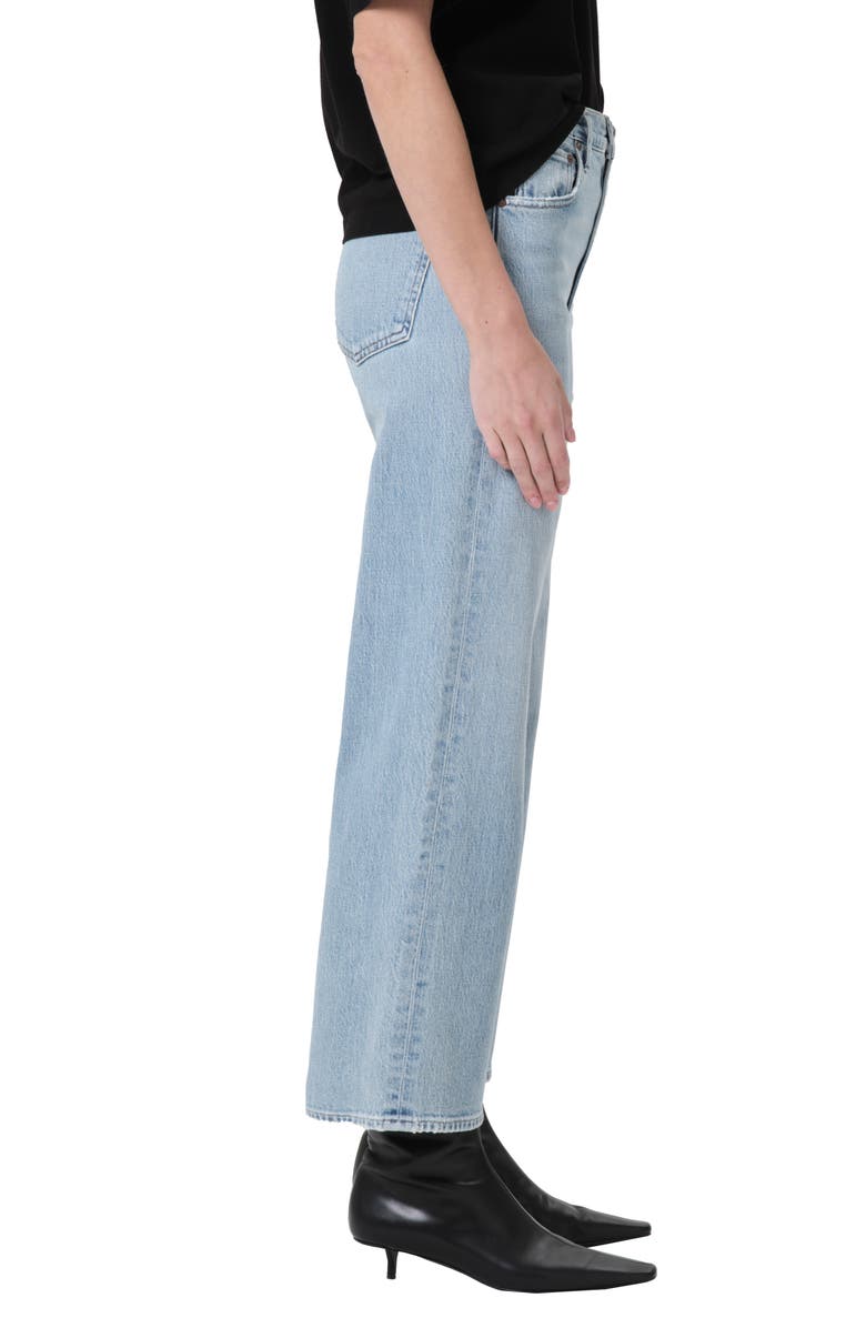 AGOLDE Ren High Waist Wide Leg Jeans, Alternate, color, 
