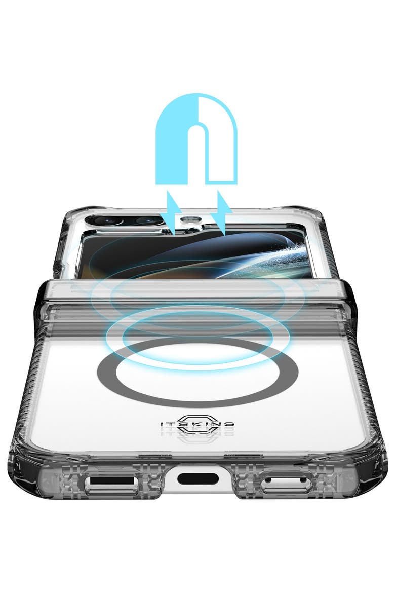 Supreme_R Hinge MagSafe Case for Samsung Galaxy Z Flip5, Alternate, color, Black