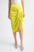 Stella McCartney Draped Satin Skirt