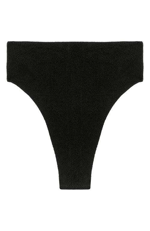 Vix Paula Hermanny Firenze Camille High Waist Bikini Bottoms In Black