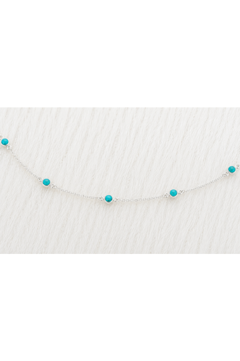December Birthstone Turquoise Bracelet, Alternate, color, Silver
