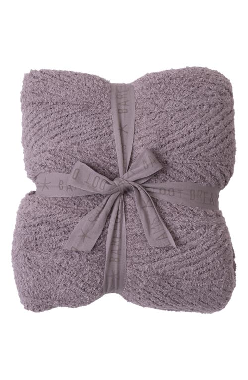 Barefoot Dreams Cozychic® Herringbone Throw Blanket In Brown