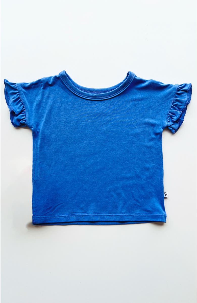 Laree + Co Korrie Ruffle Tee, Main, color, Purple