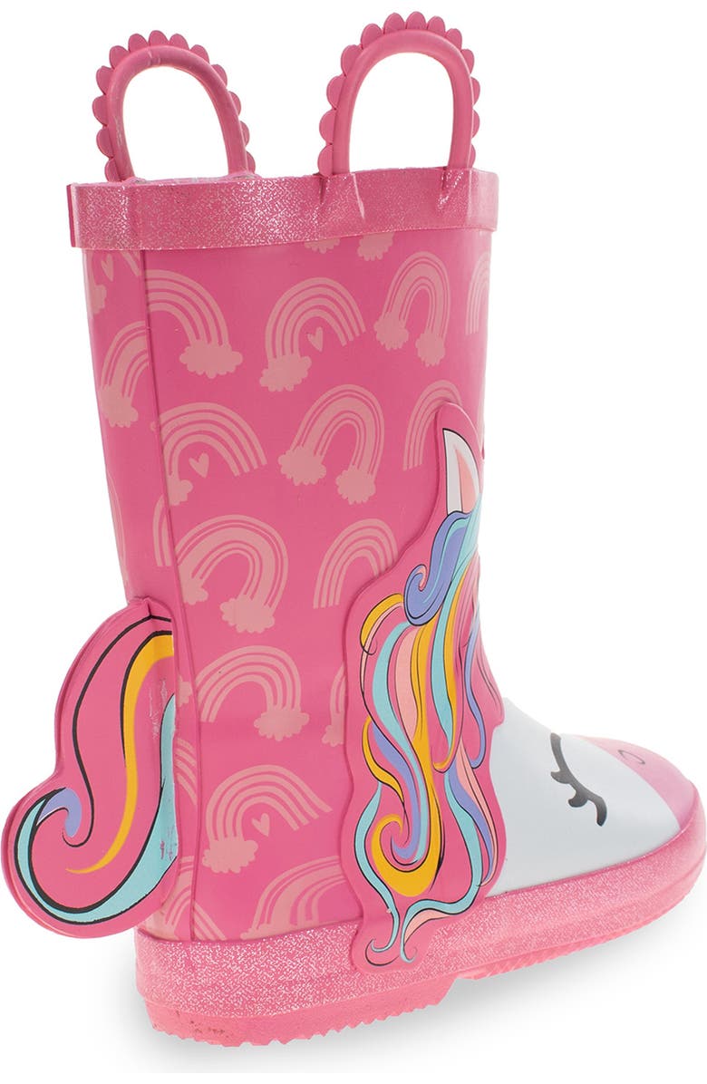 Western Chief Kids' Unicorn Rain Boot, Alternate, color,