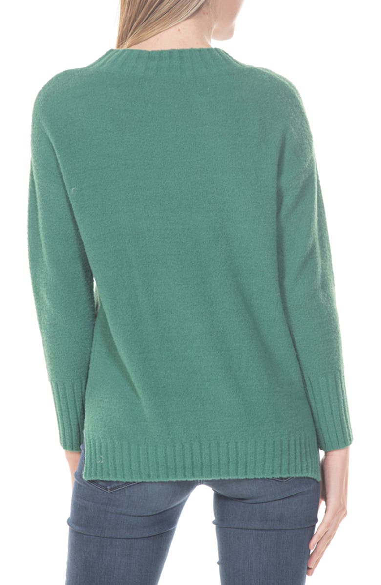 RAIN AND ROSE Plush Crew Neck Pullover Sweater, Alternate, color, 