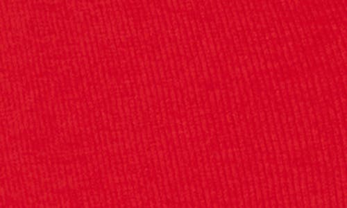 Melrose And Market Long Sleeve Henley In Red