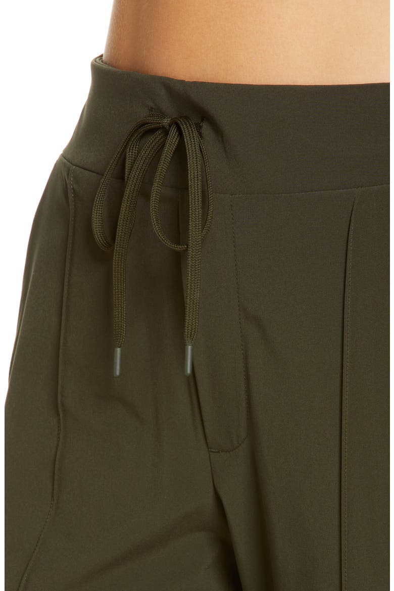 Getaway Pocket Stretch Recycled Polyester Joggers, Alternate, color, GREEN ROSIN
