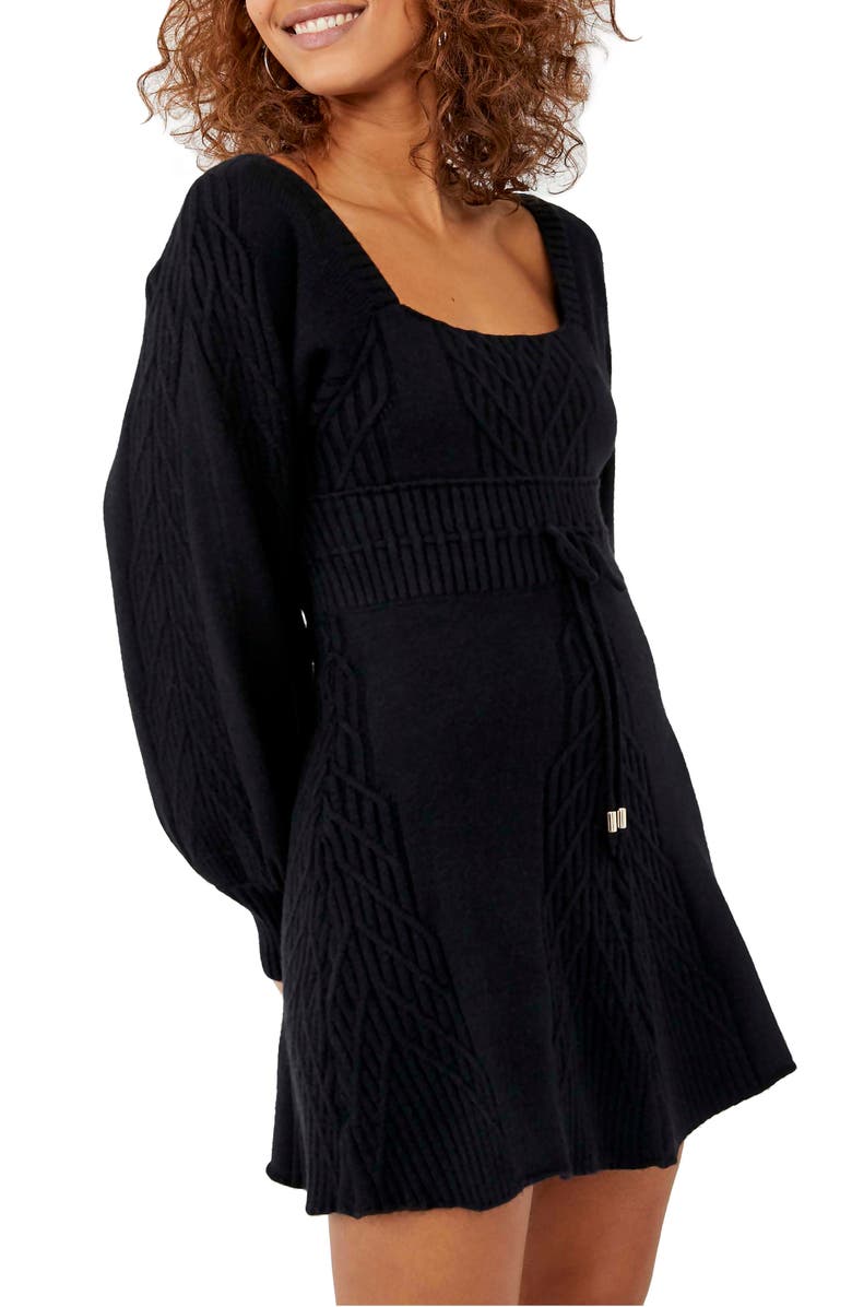 Free People Emmaline Long Sleeve Sweater Dress, Main, color,