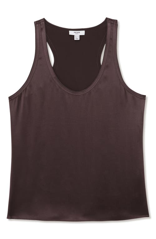 Reiss Jet Racerback Tank In Purple