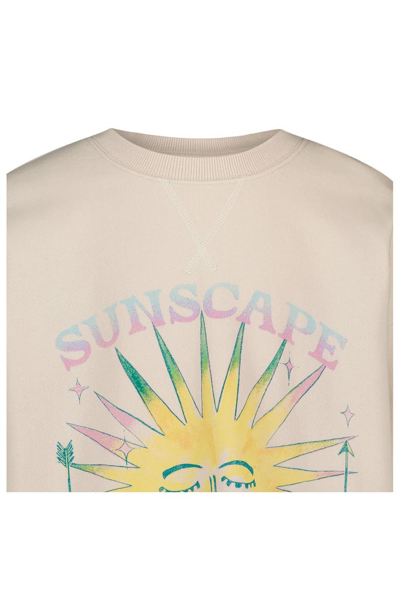 Kids' Making Waves Graphic Sweatshirt, Alternate, color, WHITECAP