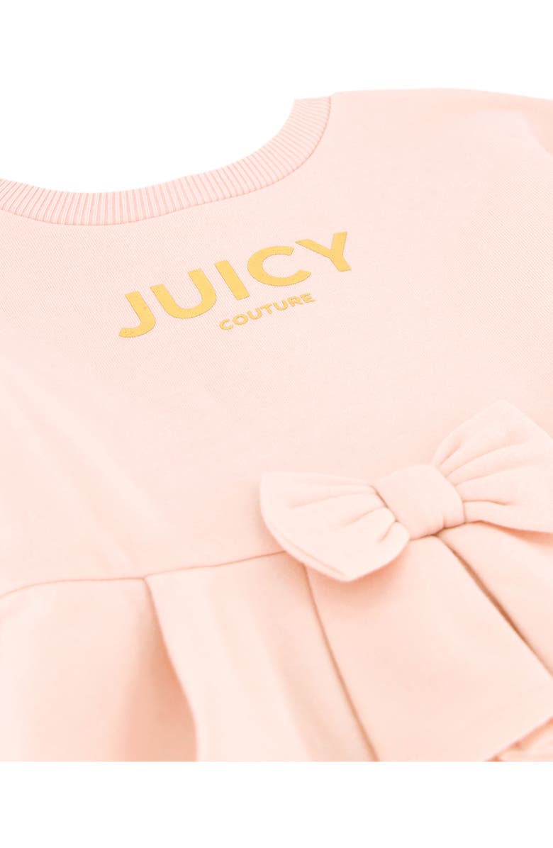 Juicy Couture Kids' Velour Ruffle Hem Top & Pants Set, Alternate, color, Pink