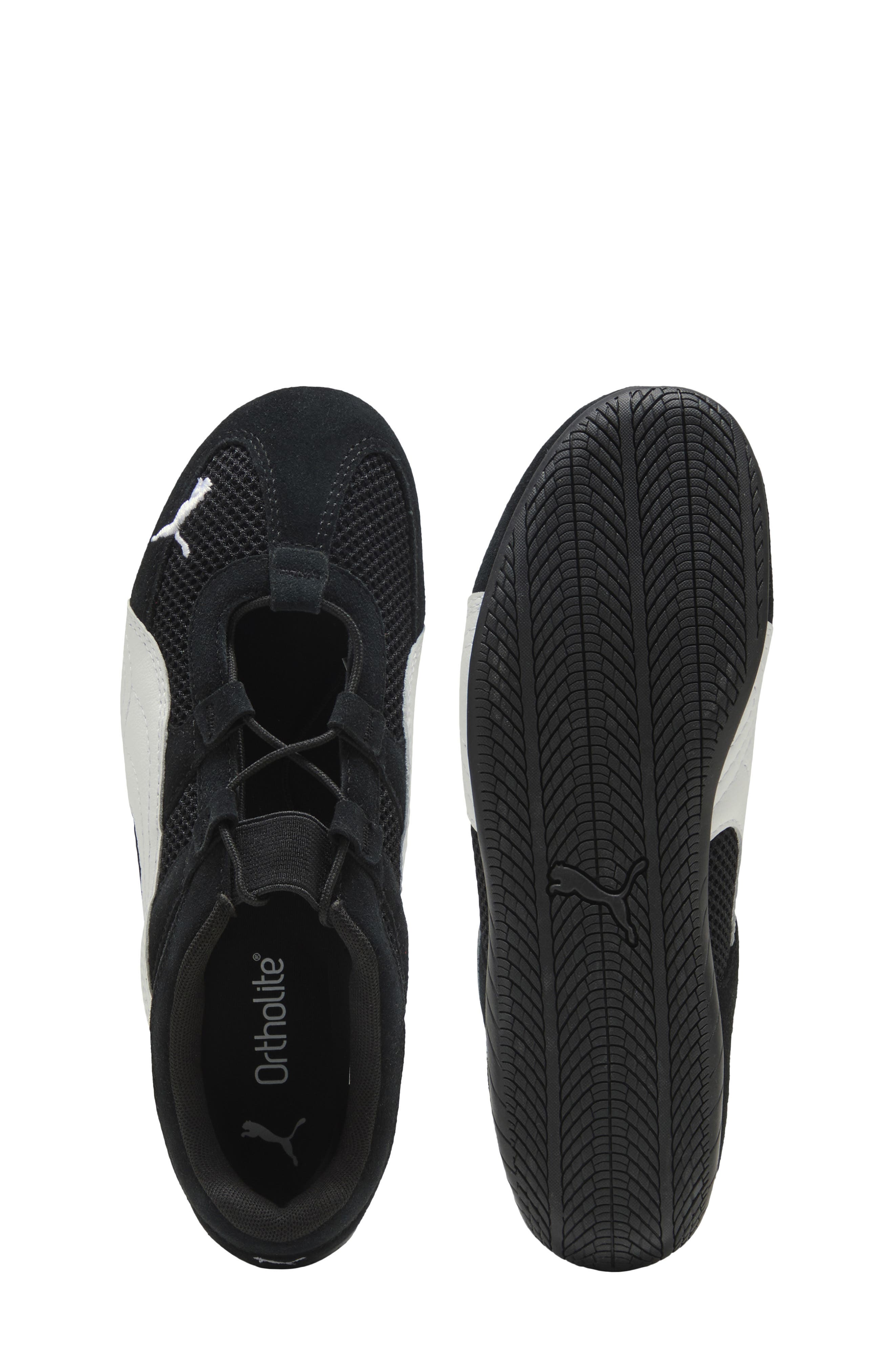 PUMA Kids' Speedcat Go Sneaker, Alternate, color, Puma Black/ Puma White