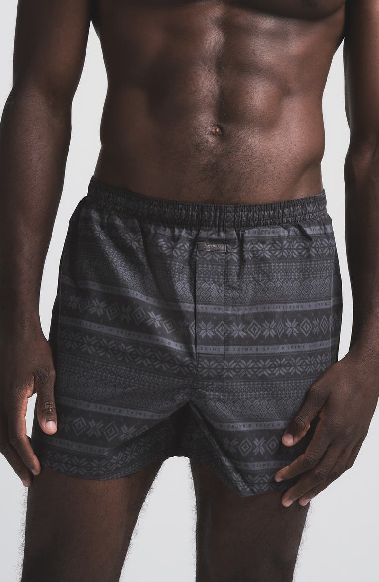 SKIMS Assorted 3-Pack Cotton Poplin Boxers, Alternate, color, 