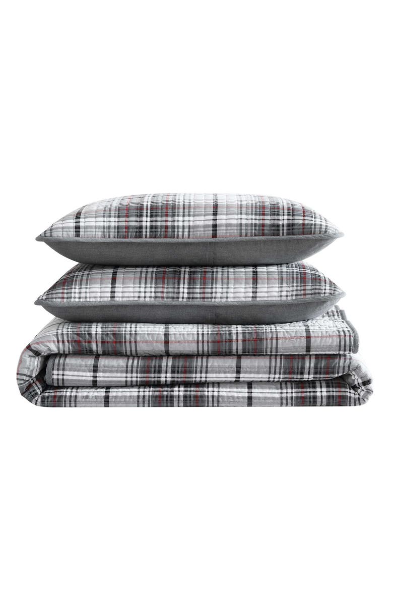 Eddie Bauer Alder Plaid Cotton Quilt 3-Piece Set, Main, color, 