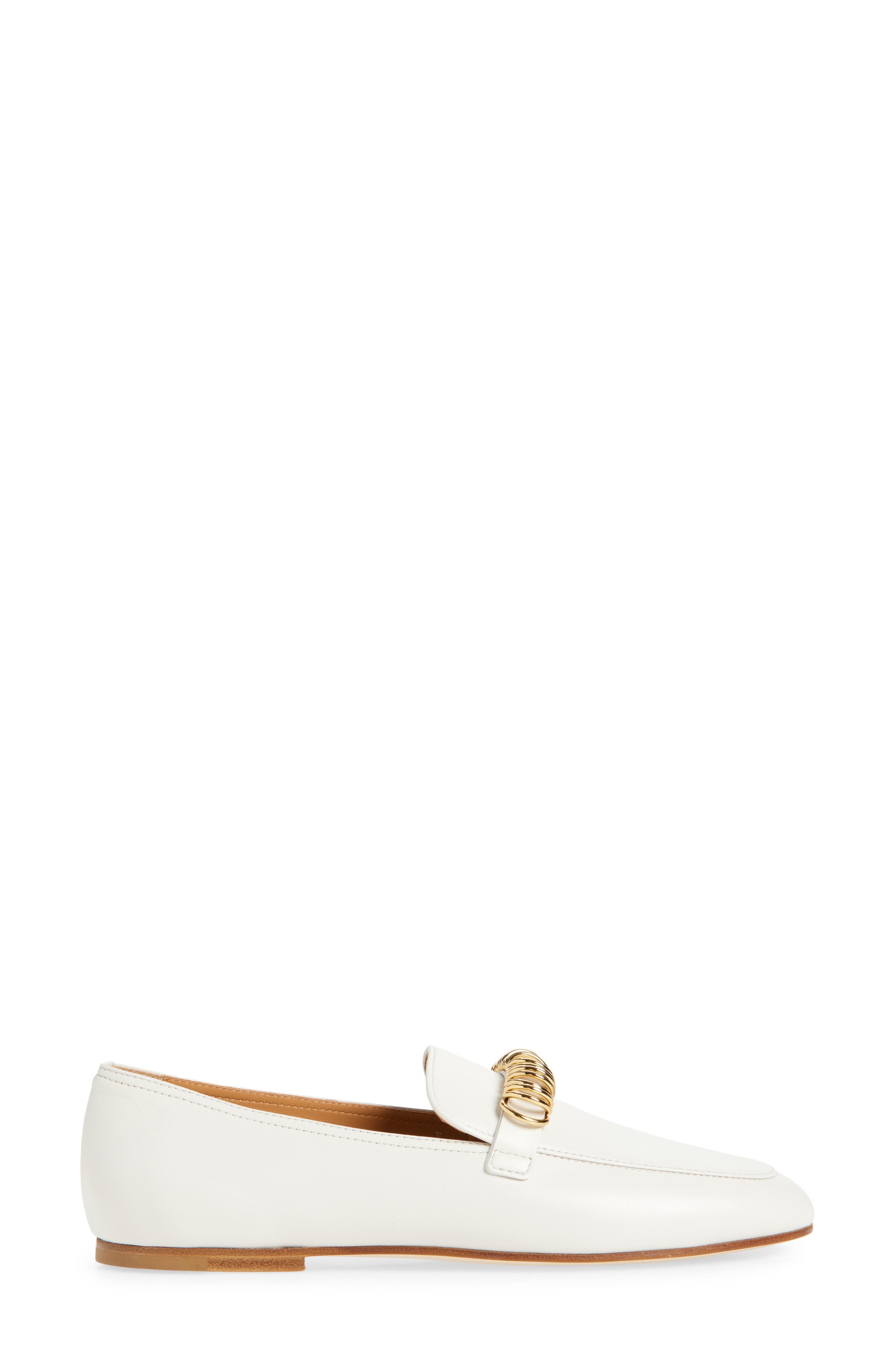 Tod's Ring Loafer, Alternate, color, Bianco Calce