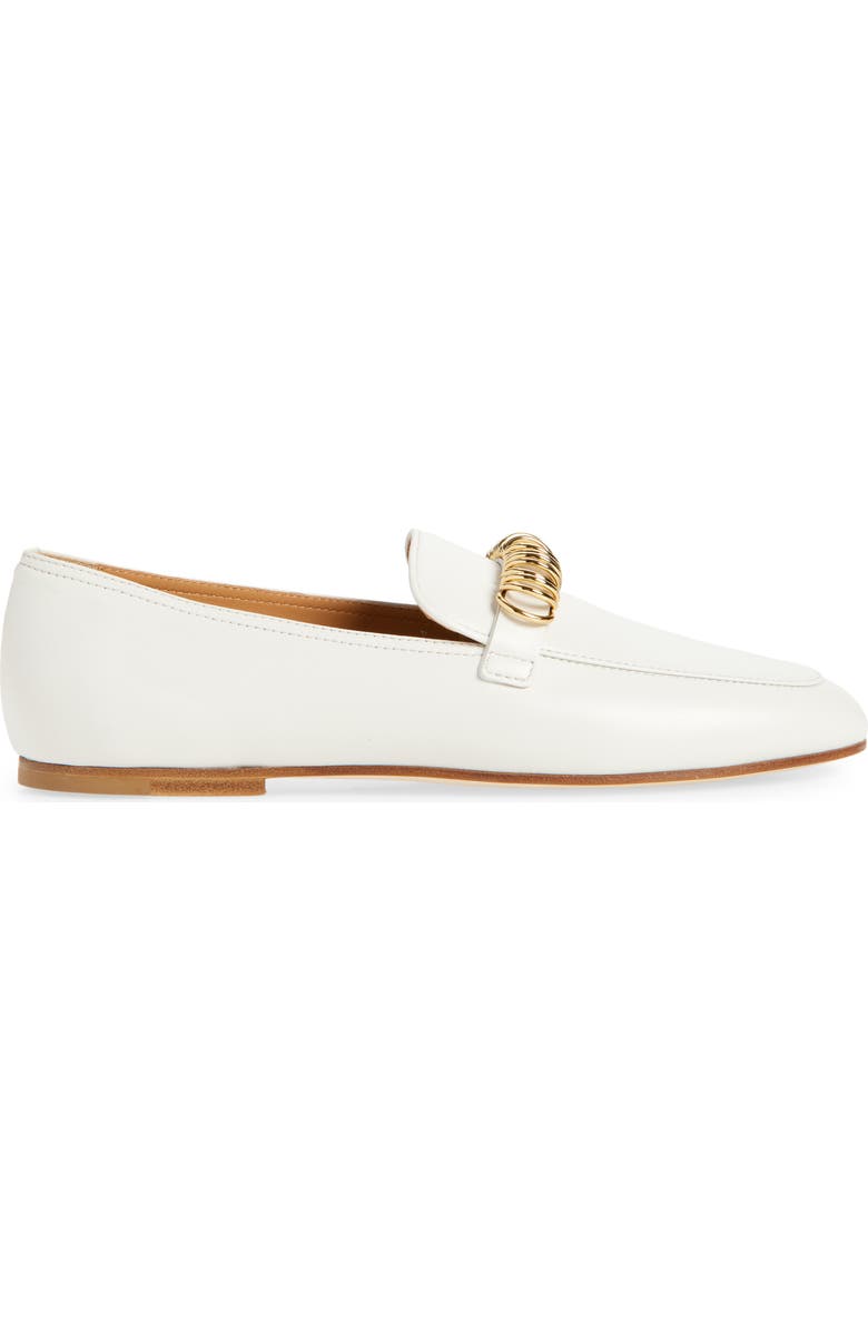 Tod's Ring Loafer, Alternate, color, Bianco Calce