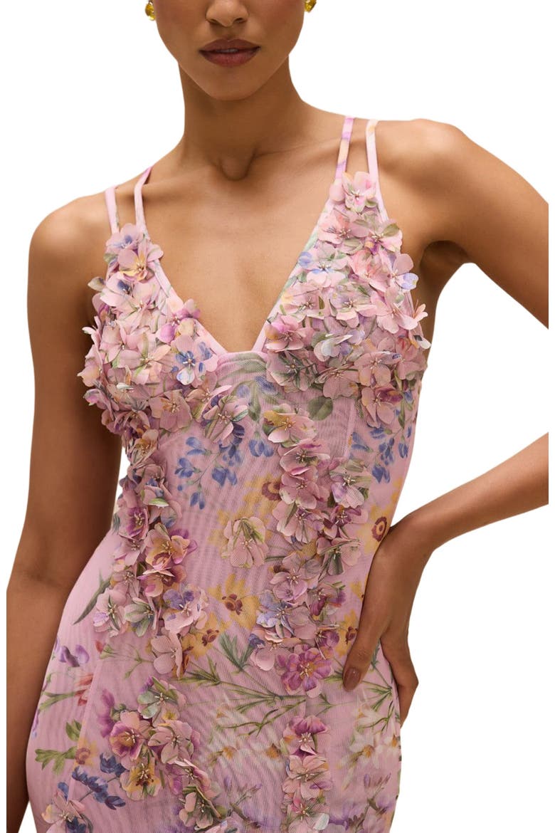 Heather Embroidered Maxi Dress, Alternate, color, PINK