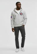 Champion Men's Champion Gray Chicago Cubs Reverse Weave Chenille Full-Zip Hoodie