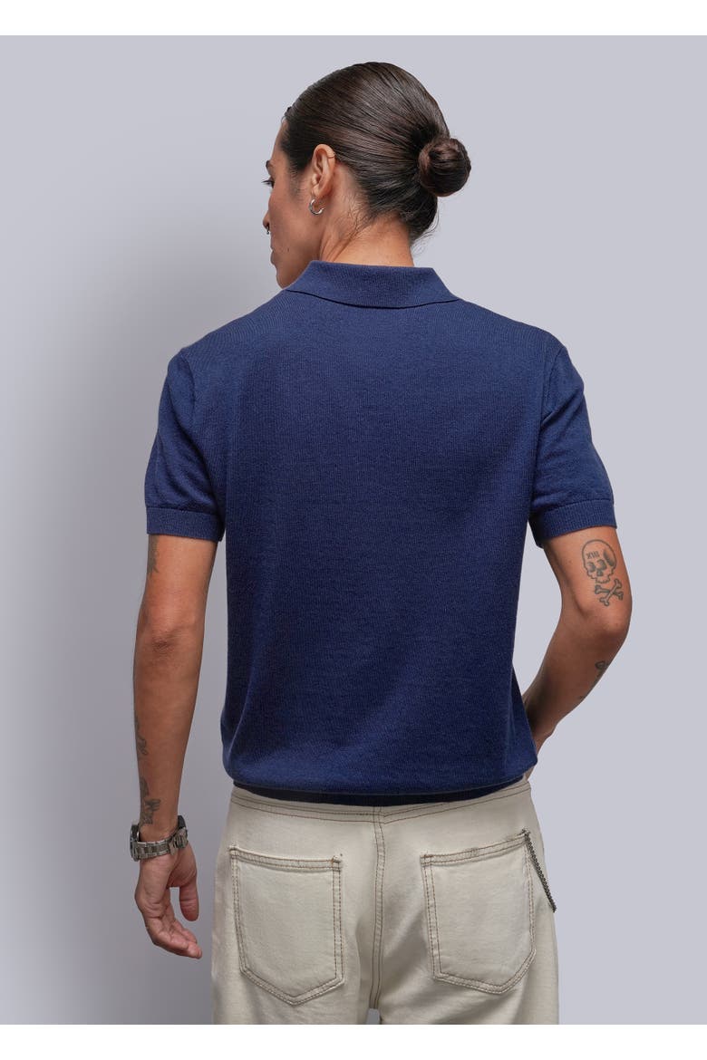 The Everyday Argyle Sweater Polo, Alternate, color, NAVY