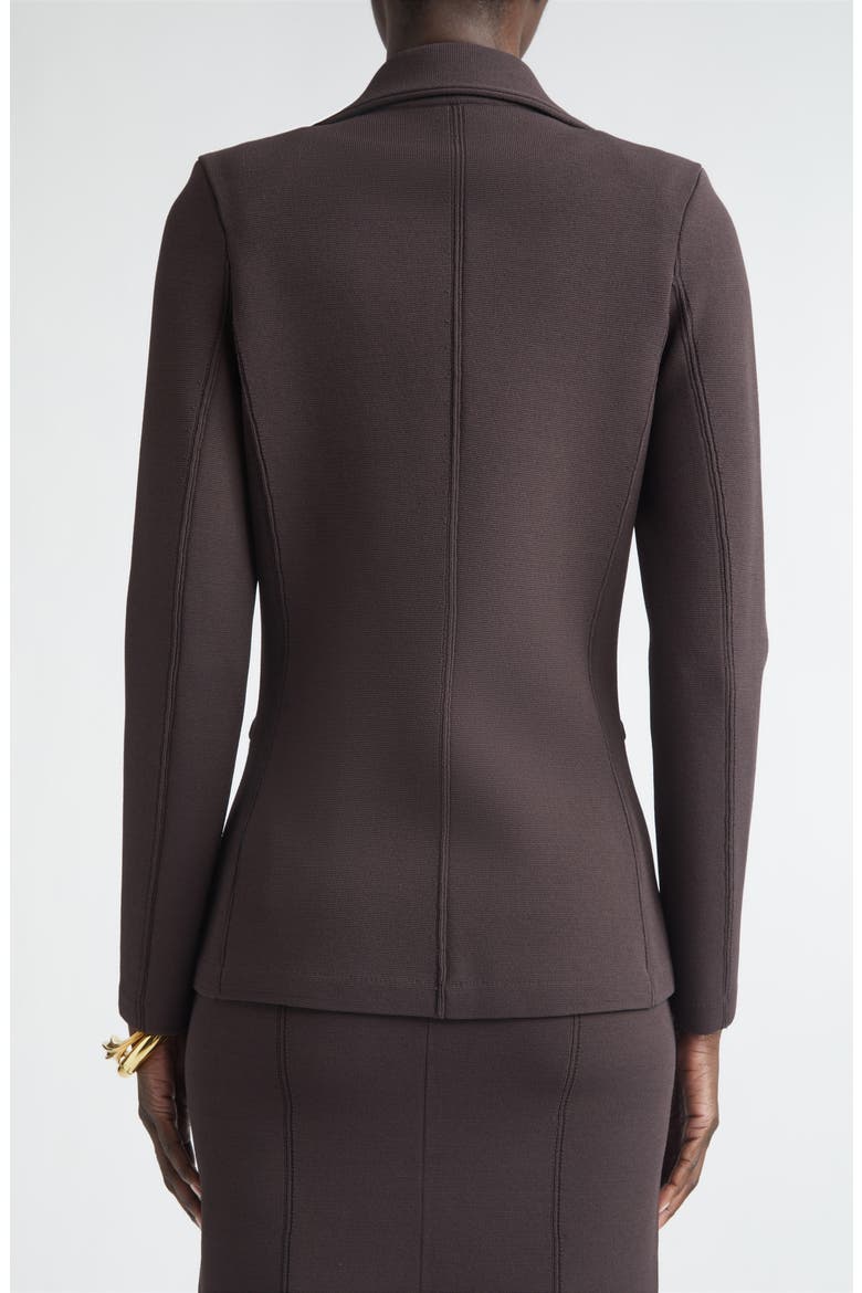 Santa Roma Knit Jacket, Alternate, color, CHOCOLATE