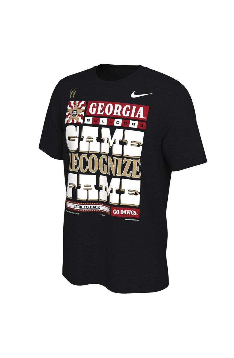Nike Men's Nike Black Georgia Bulldogs College Football Playoff 2022 National Champions Locker Room T-Shirt, Alternate, color, 