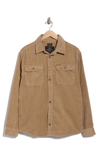 Buffalo Jeans Jeremias Corduroy Shirt Jacket In Brown