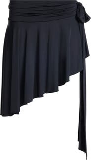 LIONESS Safari Asymmetric Midi Skirt