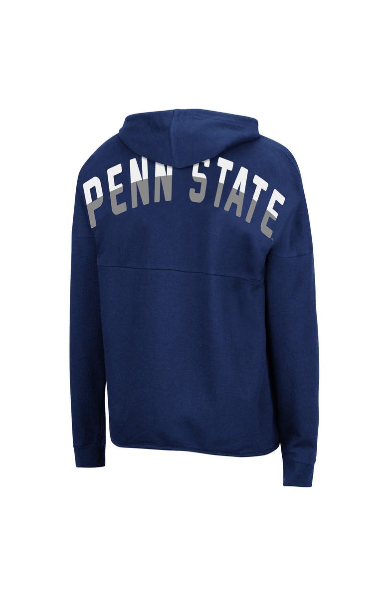 COLOSSEUM Women's Colosseum Navy Penn State Nittany Lions Two-Hit Full-Zip Hoodie, Alternate, color, 