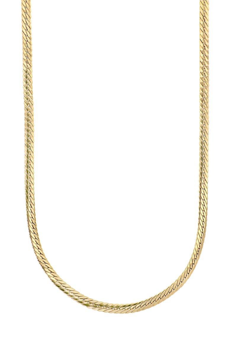 14K Gold Snake Chain Necklace (Nordstrom Exclusive), Main, color, 14K YELLOW GOLD