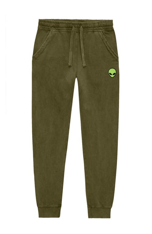 Dalix Mens Alien Midweight Fleece Washed Jogger Pant