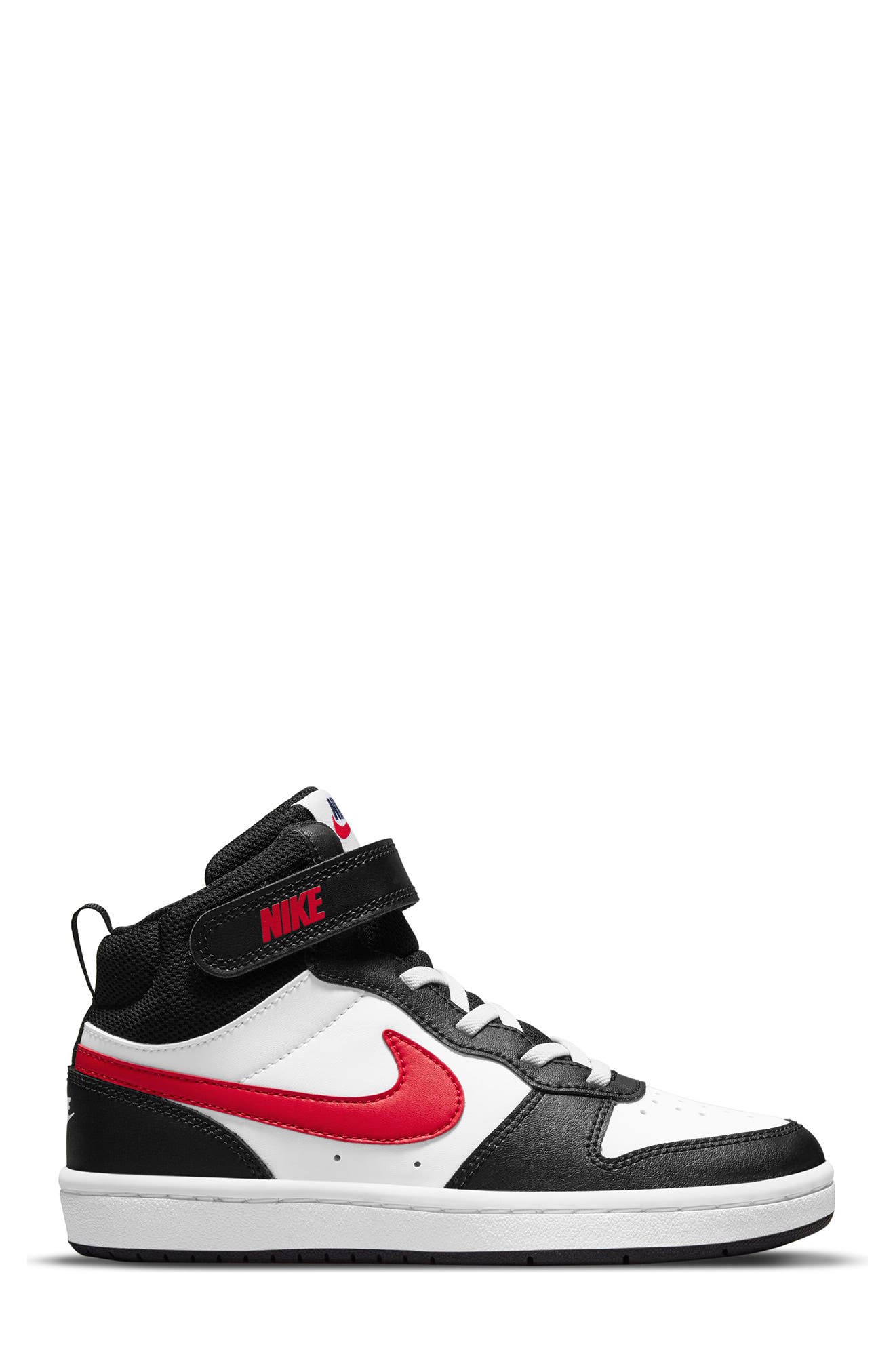 Nike Court Borough High Top Sneaker, Alternate, color, 161 White/Unvred