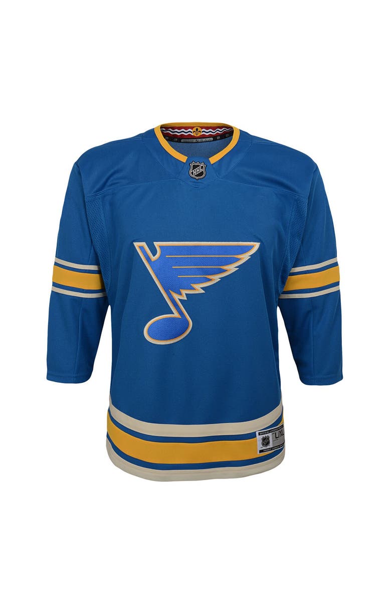 Outerstuff Youth Blue St. Louis Blues 2018/19 Alternate Premier Jersey, Alternate, color,